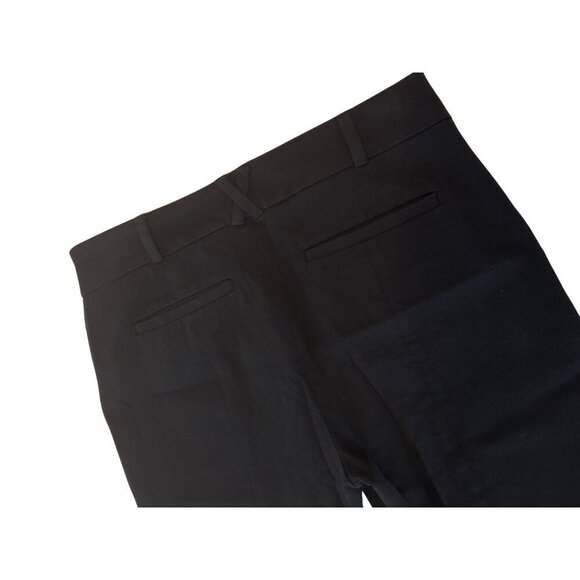 Anthropologie The Essential Slim Trousers Black Pants Sz 10 Chic Classy EUC - Picture 7 of 7